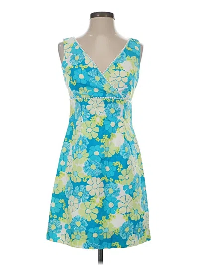 Pre-owned Lilly Pulitzer Cocktail Dress In Blue