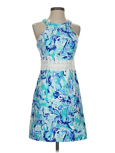 Pre-owned Lilly Pulitzer Cocktail Dress In Blue