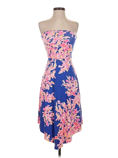 Pre-owned Lilly Pulitzer Cocktail Dress In Blue