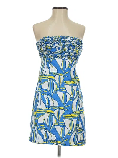 Pre-owned Lilly Pulitzer Cocktail Dress In Blue