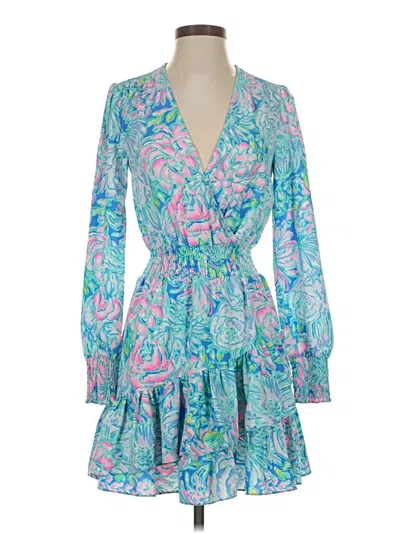 Pre-owned Lilly Pulitzer Cocktail Dress In Blue