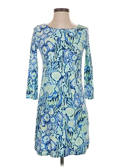 Pre-owned Lilly Pulitzer Cocktail Dress In Blue
