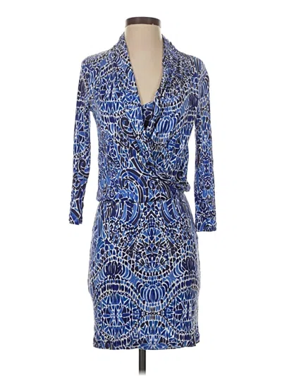 Pre-owned Lilly Pulitzer Cocktail Dress In Blue