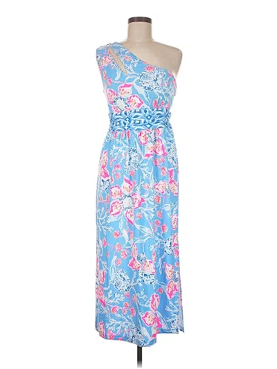 Pre-owned Lilly Pulitzer Cocktail Dress In Blue