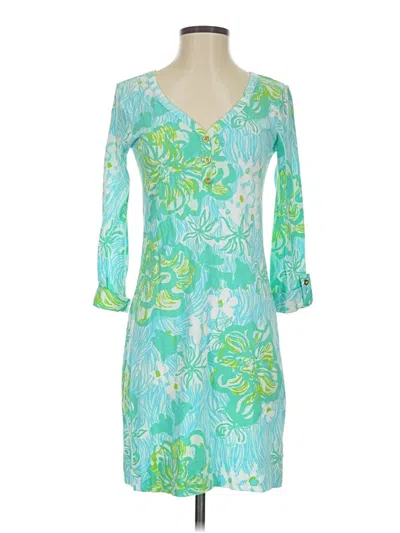 Pre-owned Lilly Pulitzer Cocktail Dress In Blue
