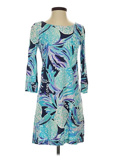 Pre-owned Lilly Pulitzer Cocktail Dress In Blue