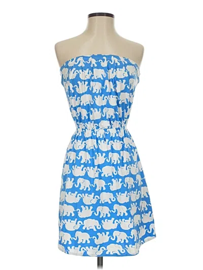 Pre-owned Lilly Pulitzer Cocktail Dress In Blue