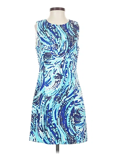 Pre-owned Lilly Pulitzer Cocktail Dress In Blue