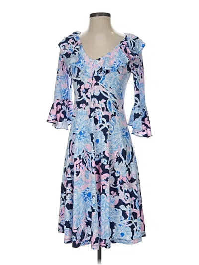 Pre-owned Lilly Pulitzer Cocktail Dress In Blue
