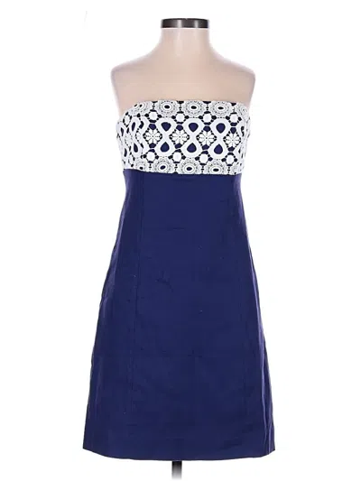 Pre-owned Lilly Pulitzer Cocktail Dress In Blue