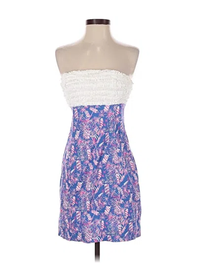 Pre-owned Lilly Pulitzer Cocktail Dress In Blue