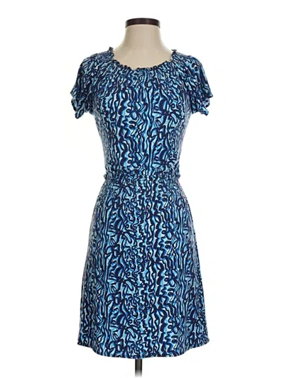 Pre-owned Lilly Pulitzer Cocktail Dress In Blue
