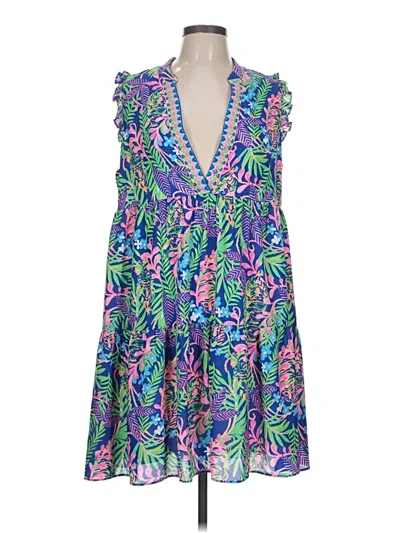 Pre-owned Lilly Pulitzer Cocktail Dress In Blue