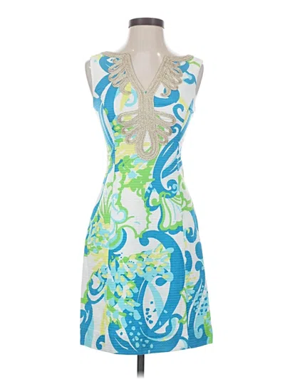 Pre-owned Lilly Pulitzer Cocktail Dress In Blue