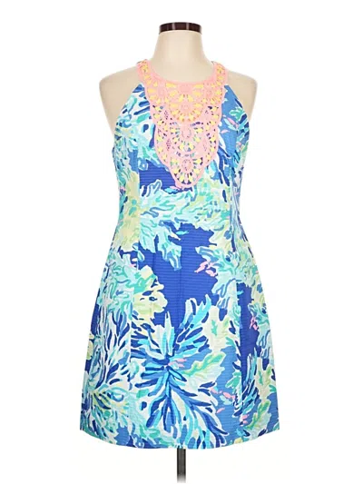 Pre-owned Lilly Pulitzer Cocktail Dress In Blue