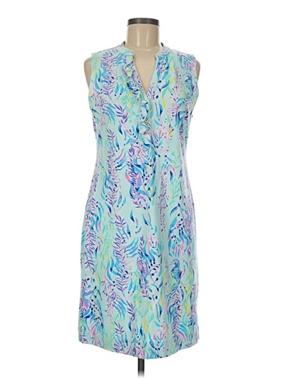 Pre-owned Lilly Pulitzer Cocktail Dress In Blue