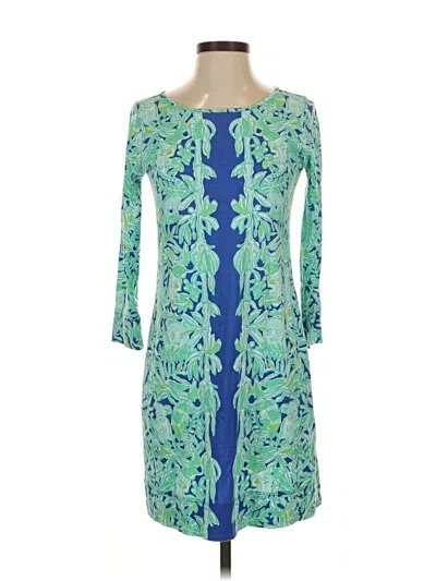 Pre-owned Lilly Pulitzer Cocktail Dress In Green