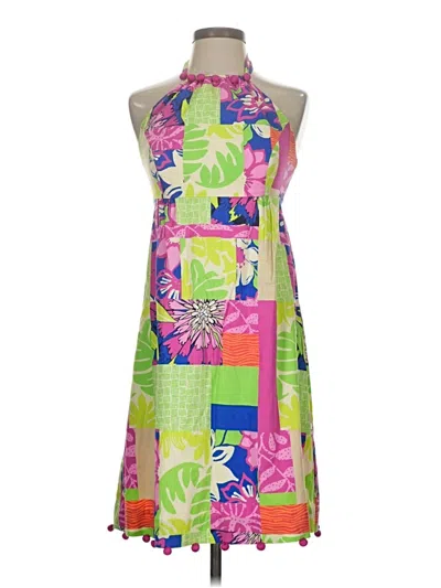 Pre-owned Lilly Pulitzer Cocktail Dress In Green