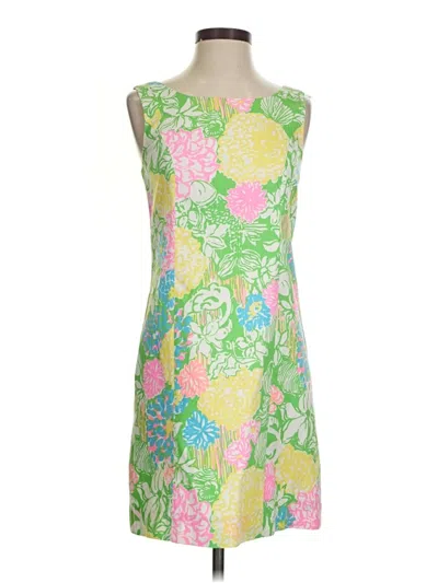 Pre-owned Lilly Pulitzer Cocktail Dress In Green