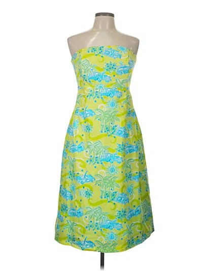Pre-owned Lilly Pulitzer Cocktail Dress In Green