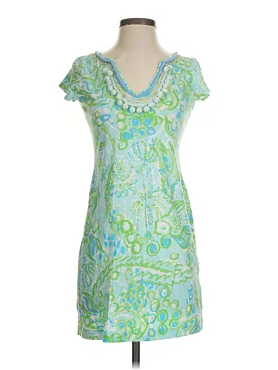 Pre-owned Lilly Pulitzer Cocktail Dress In Green
