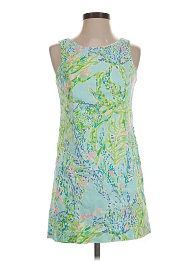 Pre-owned Lilly Pulitzer Cocktail Dress In Green