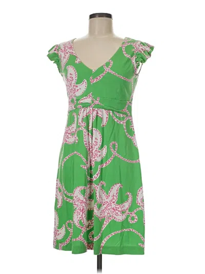 Pre-owned Lilly Pulitzer Cocktail Dress In Green