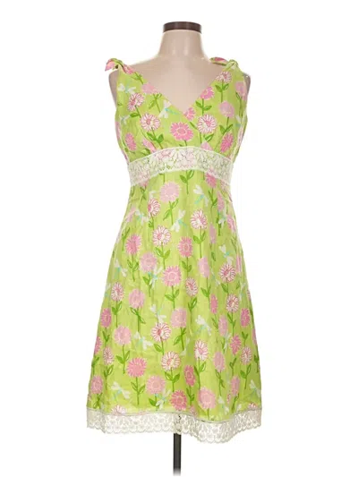Pre-owned Lilly Pulitzer Cocktail Dress In Green
