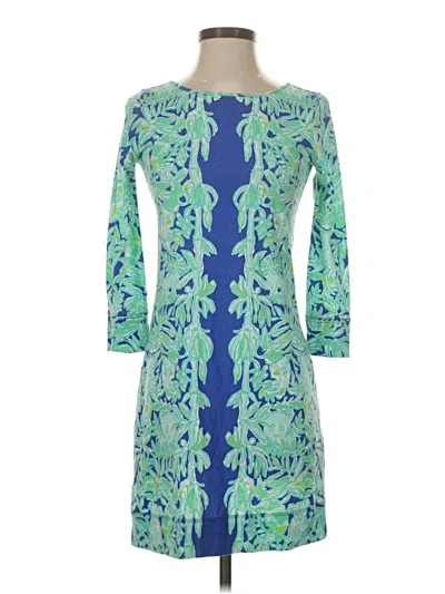 Pre-owned Lilly Pulitzer Cocktail Dress In Green
