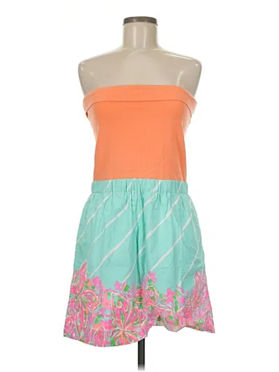 Pre-owned Lilly Pulitzer Cocktail Dress In Orange