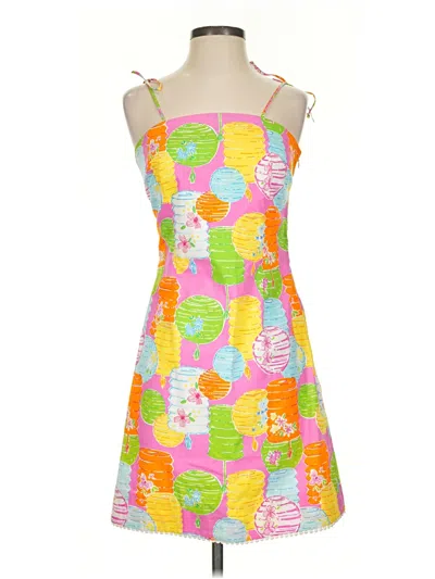 Pre-owned Lilly Pulitzer Cocktail Dress In Orange