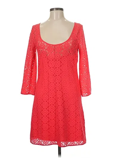 Pre-owned Lilly Pulitzer Cocktail Dress In Red