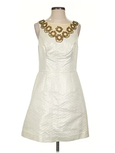 Pre-owned Lilly Pulitzer Cocktail Dress In White
