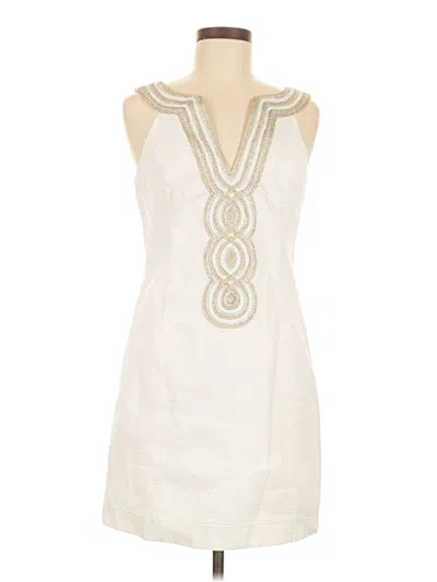 Pre-owned Lilly Pulitzer Cocktail Dress In White