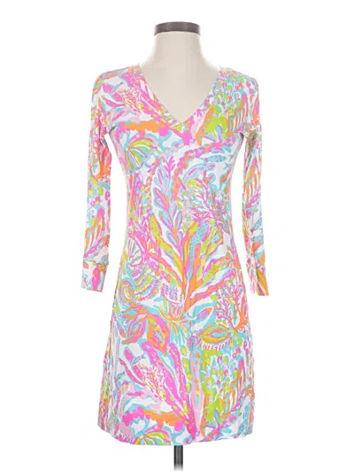 Pre-owned Lilly Pulitzer Cocktail Dress In White