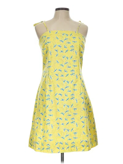 Pre-owned Lilly Pulitzer Cocktail Dress In Yellow