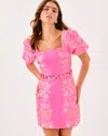 Lilly Pulitzer Cohen Skirted Romper In Pink
