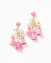 Lilly Pulitzer Come On Clover Earrings In Conch Shell Pink