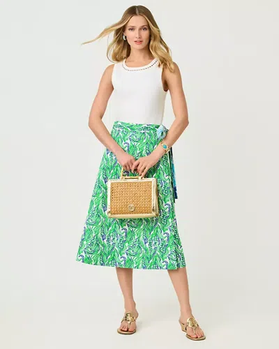 Lilly Pulitzer Constance Reversible Midi Wrap Skirt