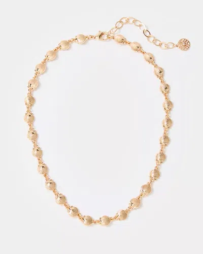 Lilly Pulitzer Cool As Shell Necklace In Gold