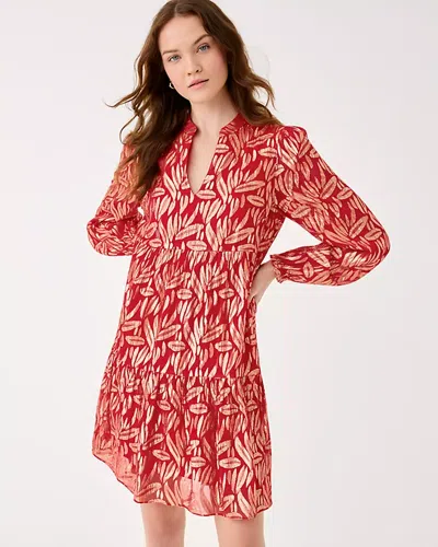 Lilly Pulitzer Cornellia Silk Dress In Red