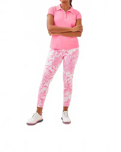 LILLY PULITZER CORSO PANT GLISTEN IN THE SUN IN ROUSSEAU PINK