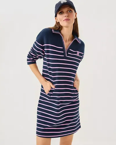 Lilly Pulitzer Corvaya Terry Dress In Blue