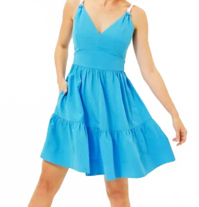 Lilly Pulitzer Crishna Dress In Lunar Blue