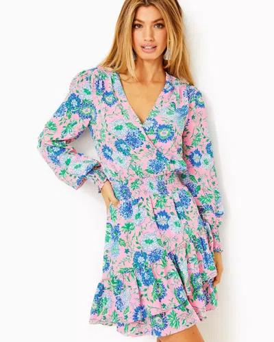 Lilly Pulitzer Cristiana Stretch Dress In Conch Shell Pink Rumor Has It