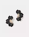 Lilly Pulitzer Dahlialicious Earrings In Black