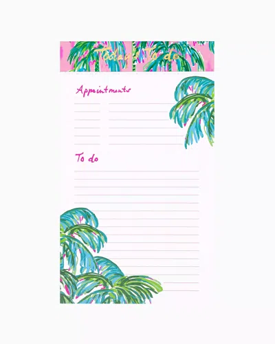Lilly Pulitzer Daily List Pad In Green