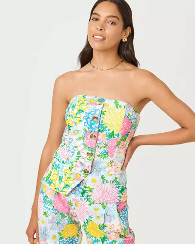 Lilly Pulitzer Danneel Strapless Top In Multi