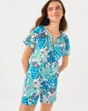 Lilly Pulitzer Darcey Woven Pajama Top In Blue