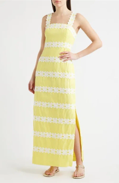 Lilly Pulitzer Davis Maxi Dress In Estelle Yellow